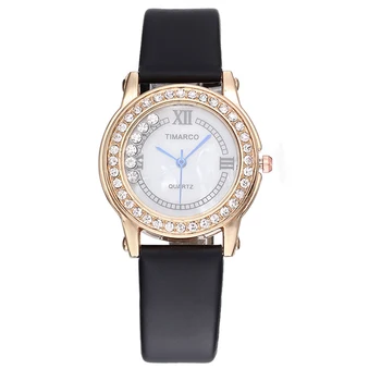 2020 Nova Moda Das Mulheres Relógio De Luxo Da Marca Diamond Britânico Relógios Casuais Senhoras Vestido De Couro Pulseira De Relógio Reloj Mujer Montre Uhr 1
