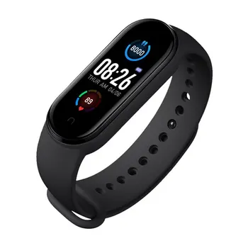 2021 NOVO M5 Cor da Tela do Smart Watch Coração Samrt Esporte Treino de Fitness Pulseira de Monitor de Esportes Pulseira Inteligente 1
