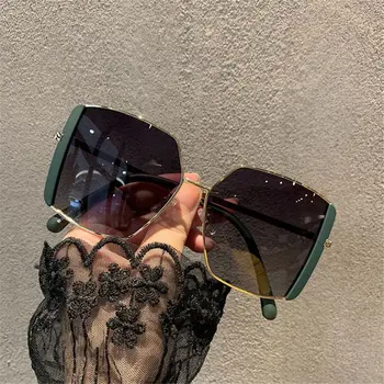 2022 Moda Mulheres de Óculos de sol de Marca de Luxo Designer Senhoras de Óculos de Sol Vintage Tons UV400 Óculos de sol Óculos