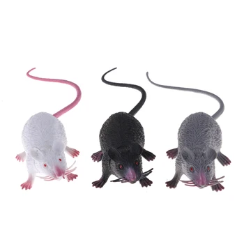 22cm Pequeno Rato Falso Realista Modelo de Mouse Prop Presente de Halloween Brinquedo Decoração para uma Festa Piadas Novetly Brinquedos Engraçados