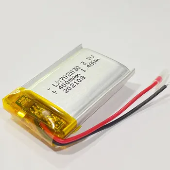 3,7 V 702030 400mAh de polímero de lítio recarregável da bateria para DIY MP3, GPS, PSP DVR brinquedos de controle remoto drone instrumento da beleza 2