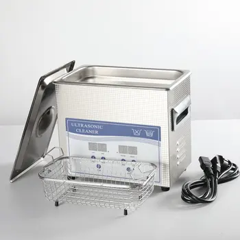 3L Ultra-sônico de Aço Inoxidável Comercial Bancada da Máquina da Limpeza ultra-Sônica