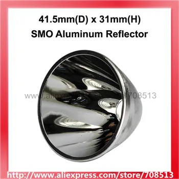 41,5 mm(D) x 31mm(H) SMO Refletor de Alumínio para CREE LED série XP 1