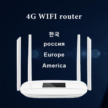 4G wifi router 4G CPE cartão SIM roteador sem fio 32 wi-fi usuário RJ45 WAN antena de LAN modem lte interior lte roteador sem fio