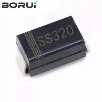 50pcs SMA SS3200 SMD SS320 3A 200V FAZER-214AC diodo Schottky Novo Original