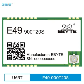 5PCS E49-900T20S CMOSTEK-CMT2300A 868MHz 915MHz IPEX Carimbo Buraco sem Fio de Transmissão de Dados Módulo UART 20dBm SMD ISM IoT