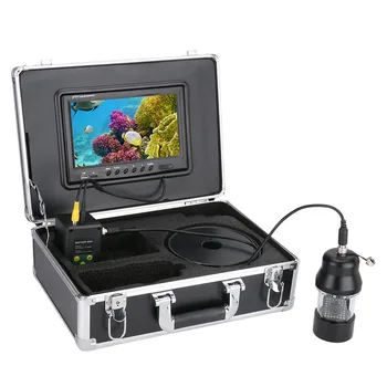 9 Polegadas Gravador de DVR 20m de Pesca Submarina Câmara de Vídeo Fish Finder IP68 Impermeável 38 LEDs 360 Graus de Rotação de Câmera 2