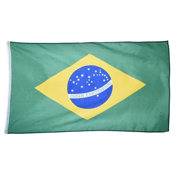 90 X 150 cm do Brasil a Bandeira Brasileira Bandeiras Nacionais Decoração da Casa do Brasil de Bandeira de País Banner Interior para o Exterior
