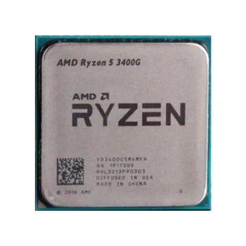 AMD Ryzen 5 2400G R5 2400G 3.6 GHz Quad-Core de Oito Thread 65W CPU Processador YD2400C5M4MFB Soquete AM4