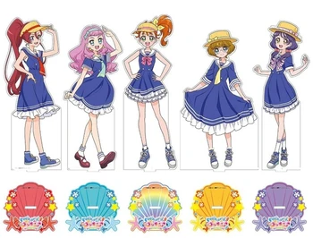 Anime Precure Pretty Cure Figura Boneca Cura Preto Branco Sonho Brilhante, Luminoso Acrílico Figura Stand Modelo De Cosplay De Brinquedo De Presente 2