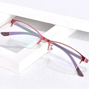 Fim BETSION Homens Titânio Puro Óculos Óptico de Óculos de Armação de óculos de Prescrição Óptica Miopia \ Homens de Óculos | Arquitetomais.com.br 11
