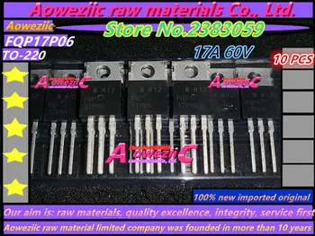 Aoweziic 100% novo original importado FQP17P06 17P06 FQP47P06 47P06 HGTP10N120BN 10N120BN D13007K A-220 transistor