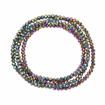 Boho Pulseiras Elásticas & Pulseiras Para Mulheres do Vintage Trecho Boêmio Femme Crystal Glass Beads Pulseiras de Festa Charme DIY Jóias 1