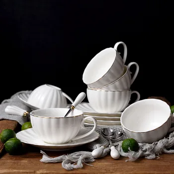 Fim Jingdezhen porcelana cerâmica de grandes copos com tampa copos de Porcelana caneca reunião dom Office caneca de cerca de 500ml \ Copos | Arquitetomais.com.br 11