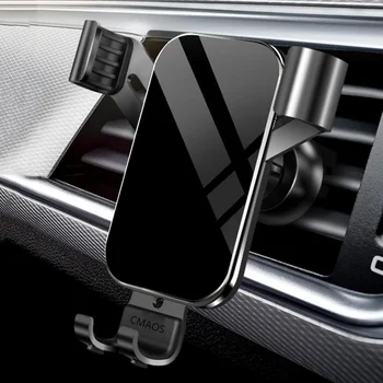 CMAOS Carro Titular do Telefone para o Carro de Ventilação de Ar / CD Slot de Montagem de Telefone de Suporte Stand para iPhone Samsung Metal Gravidade do Telefone Móvel 1