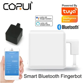 CORUI Tuya Smart Bluetooth Fingerbot Interruptor de Botão de Botão de pressão Inteligente da Vida Alexa Inicial do Google Aplicativo Assistente de Controle de Voz 1