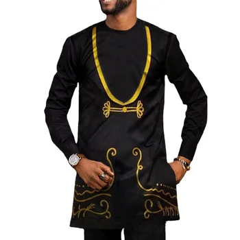 dashiki manto africaine de moda mens áfrica roupas de hip-hop camisas de vestido casual africana vestidos de roupas 2021 1