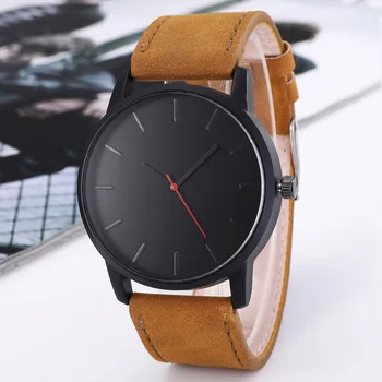 De alta qualidade, elegante e casual dos homens relógio de negócios de moda quartzo relógio de abrasivos cinto de couro Watch064
