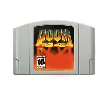 Doom 64 Bits 64 Jogos inglês NTSC Cartão de Jogo 1