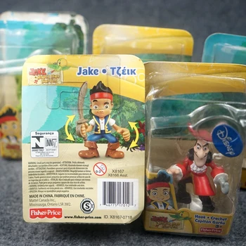 Dos desenhos animados de Disney Jake e Os Piratas da Terra do Nunca Boneca Presentes Brinquedo Modelo de Figuras de Anime Recolher Ornamentos 2