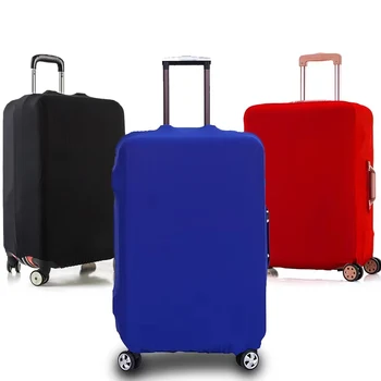 Engrossar Anti-risco de Bagagem Cobertura Elástica de Bagagem Cobertura Adequada para 18-32 Polegadas Suitcase Caso Poeira Cobrir Acessórios de Viagem