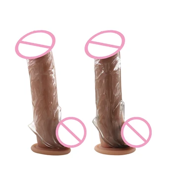 EXVOID Reutilizável de Silicone Preservativo G-spot Massagem do Pênis Manga Galos Extender Vibrador de Alargamento de Brinquedos Sexuais Para os Homens Sex Shop 2