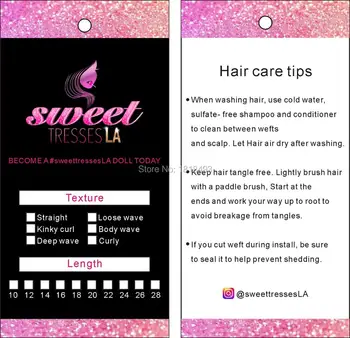 frete grátis personalizados mulheres peruca tag cabelo cair marca/produtos para o cabelo a marca/cabelo embalagem tags/etiquetas de preço de impressão 1
