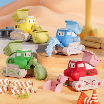 Garoto Carro Brinquedos Divertidos de Engenharia de Veículo de Dinossauro Bonito Carro Modelo Educacional de Carro para Bebês Brinquedos para Crianças de Aniversário, Presentes de Natal