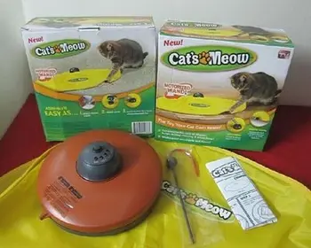 Gato Miau - Como Visto Na TV - Undercover Motorizado Mover o Rato - Gato de Brinquedo