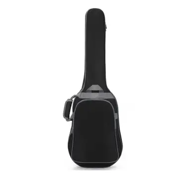 Guitarra elétrica Caso Gig Bag, 10mm Esponja Impermeável Tecido Oxford Portátil Alças Duplas Guitarra Mochila bolsa de transporte 102x34x6cm 2