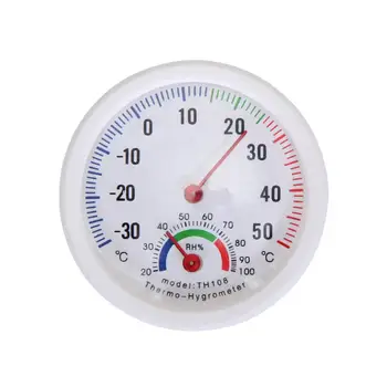 Home Office Mini Termômetro Higrômetro em forma de Sino LCD Balança Digital de Parede de Promoção de Montagem Temperatura interna de Ferramentas de medição