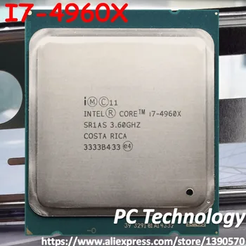 I7 4960X Original Intel core I7-4960X CPU de 6 núcleos 3.60 GHZ 15MB 22nm I7 LGA2011 4960 X processador garantia de 1 ano frete grátis