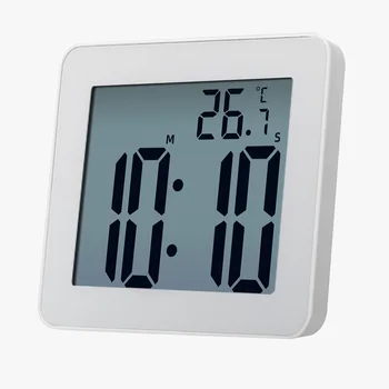 Impermeável Relógio de Parede Timer Simples LCD, casa de Banho, Relógio de Cozinha Eletrônica de despertar Relógio Despertador, L1 2