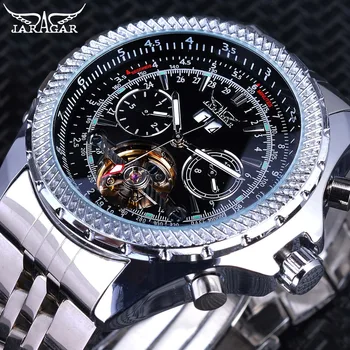 Fim 2022 novo AILANG original design homens do relógio mecânico automático do relógio oco de negócios de moda do couro pulseira de relógio \ Homens Relógios | Arquitetomais.com.br 11
