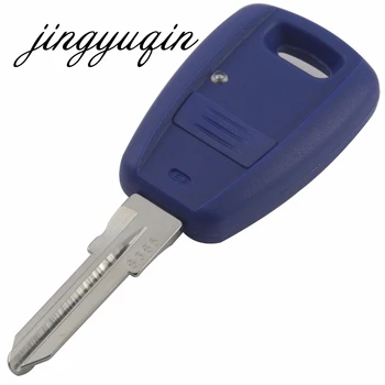 jingyuqin1 Botão sem cortes da Lâmina de Chave Remota Shell Case para Fiat Stilo Punto Seicento Flip Fob Chave do Carro Caso NENHUM Chip