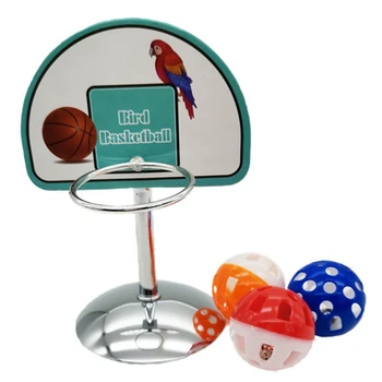 Jogo De Mini-Papagaio Aves Brinquedos Puzzel Jogo Papagaio Brinquedos De Basquete Atirar Brinquedos Para Papagaios Interativo De Aves Brinquedo Pequeno, Suprimentos Para Animais De Estimação