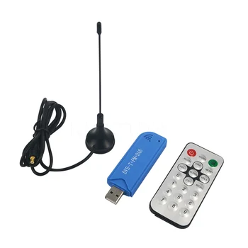 Kebidumei USB DVB-T de TV Vara Receptor Sintonizador DVB T+FM+DAB HDTV Bilderrahmen Antena de Satélite Receptor de TDT RTL2832U 1