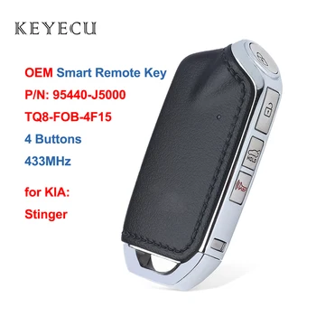 Keyecu OEM Smart Remote Chave do Carro Fob 4 Botões de 433MHz para Kia Ferrão de 2018 2019 2020 P/N: 95440-J5000, FCC ID: TQ8-FOB-4F15 1