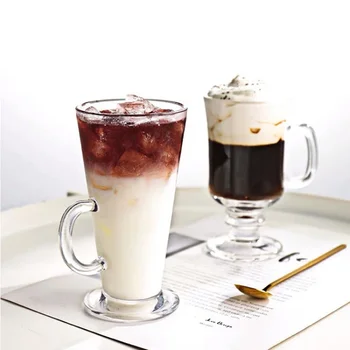 Latte, Irlandês copo de café frio, beber do copo, areia, gelo beber do copo, vidro, copo de água, gelo xícara de café, copo de cocktail