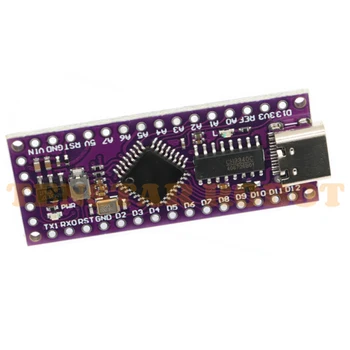 LGT8F328P-LQFP32 MiniEVB TIPO-C Substitua Nano V3.0 Com Oscilador de Cristal Para o Arduino LGT8F328P