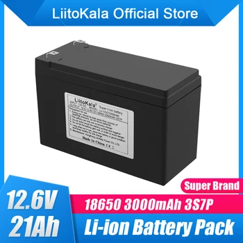 LiitoKala 12V 21Ah de lítio 18650 li-ion bateria recarregável para crianças de carros elétricos de brinquedo pulverizador escala de controle de Acesso