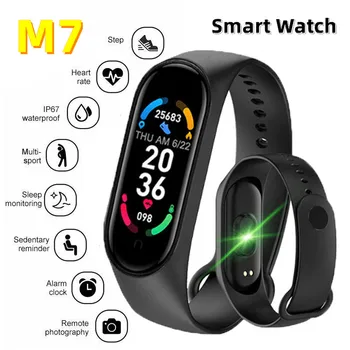 M7 Smart Watch para Android Mulheres Homens Crianças Smartwatch de Fitness Relógios Pulseira de Homens IP67 SmartWatch para as Mulheres Smartwatch