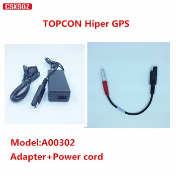 Marca novo Carregador rápido para Topcon Hiper carregador do adaptador da Alimentação para Topcon GPS RTK Hiper com A00302 5pin cabo e 12VDC 1