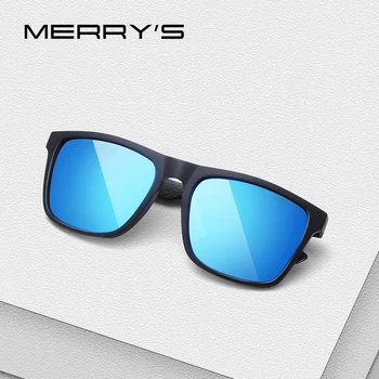 MERRYS DESIGN Homens HD Óculos de sol Polarizados do sexo Masculino Condução Spuare Tons Clássicos de Óculos de Sol Para Homens UV400 S3005 1
