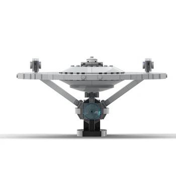 MOC inter-estelar USS Enterprise-Uma Nave de Blocos de Construção Definir Federal do Universo Nave espacial Tijolos de Brinquedos Para Crianças, Presente de Aniversário 2