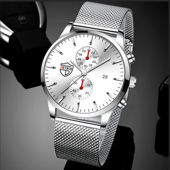 Fim LIGE Original de Quartzo Homens Relógio Marca de Topo do aço Inoxidável dos Homens Relógios Impermeável relógio de Pulso Luminoso do Relógio Calendário Relógio Masculino \ Homens Relógios | Arquitetomais.com.br 11