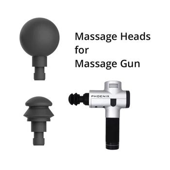Muscular, a Terapia de Massagem Arma Anexos Cabeças de Massagem para Massager Elétrico Corpo Relaxamento, Alívio da Dor