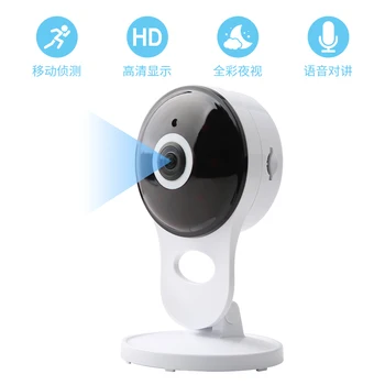 N_eye wi-Fi Câmera HD 1080P Profissional, IP Câmera de Visão Noturna Panorâmicas de 360 Graus Olho-de-Peixe Câmera em Casa Monitor do Bebê de estimação câmara 1