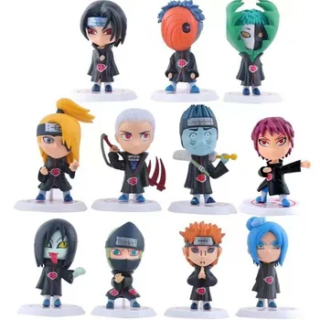 Naruto Shippuden do Anime Modelo Estatueta de Sasuke, Gaara POP Figura de Ação Estátua Colecionável Brinquedo Decoração de Boneca feitos à Mão, presentes 1