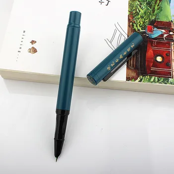 NEGÓCIOS CANETA de Alta qualidade caneta-tinteiro Preto Floresta Excelente caligrafia Nib Escritório materiais Escolares de Escrita Suave Canetas de Tinta 2